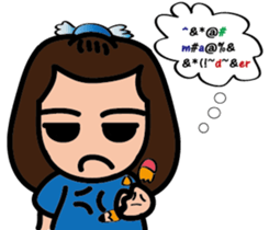 bluehua's daily talk sticker #12728894