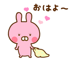 Rabbit Usahina Love 8 sticker #12729006