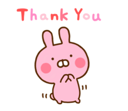 Rabbit Usahina Love 8 sticker #12729020