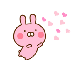 Rabbit Usahina Love 8 sticker #12729041