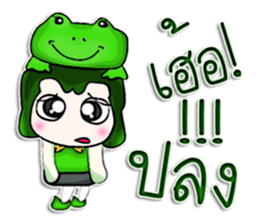 Hello! My name is Masato. I love frog.^^ sticker #12729130