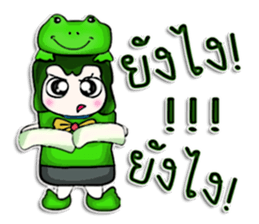 Hello! My name is Masato. I love frog.^^ sticker #12729139