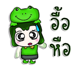 Hello! My name is Masato. I love frog.^^ sticker #12729144