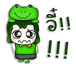 Hello! My name is Masato. I love frog.^^ sticker #12729148