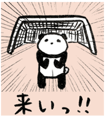 Penguin and Panda in every day sticker #12729631