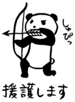 Penguin and Panda in every day sticker #12729635