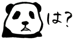 Penguin and Panda in every day sticker #12729647