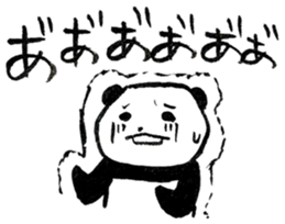 Penguin and Panda in every day sticker #12729651