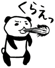 Penguin and Panda in every day sticker #12729659