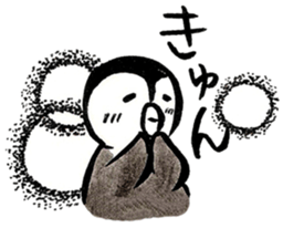 Penguin and Panda in every day sticker #12729662