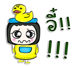 Hello! My name is Geena. Duck Man! ^^ sticker #12730308