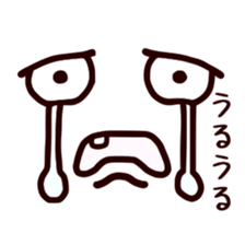 Japanese handwritten "Busaiku" emoticon sticker #12730620