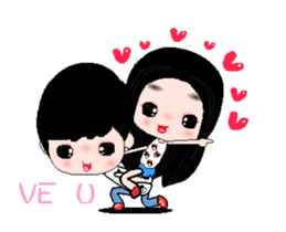 I love my fairy A sticker #12730930