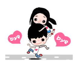 I love my fairy A sticker #12730931