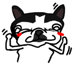 French bulldog family15 sticker #12731259