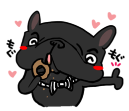 French bulldog family15 sticker #12731270