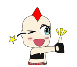 Mohican girl Ritchan sticker #12731500