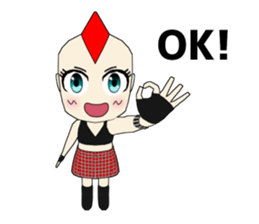 Mohican girl Ritchan sticker #12731502