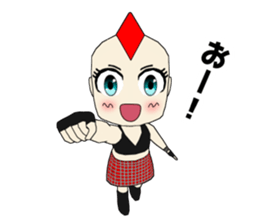 Mohican girl Ritchan sticker #12731503