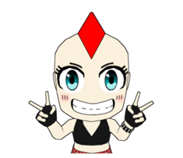 Mohican girl Ritchan sticker #12731505