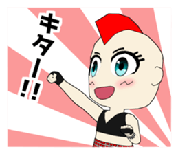 Mohican girl Ritchan sticker #12731507