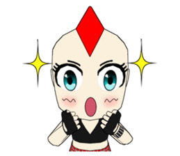 Mohican girl Ritchan sticker #12731509
