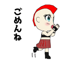 Mohican girl Ritchan sticker #12731523