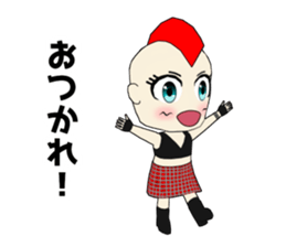 Mohican girl Ritchan sticker #12731529