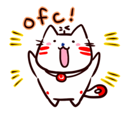 Helicopter Cat Nucchie 3.5 sticker #12731694