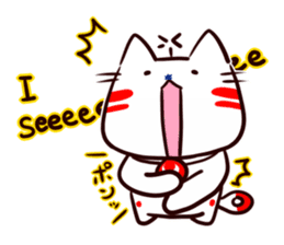 Helicopter Cat Nucchie 3.5 sticker #12731701