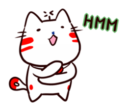 Helicopter Cat Nucchie 3.5 sticker #12731702