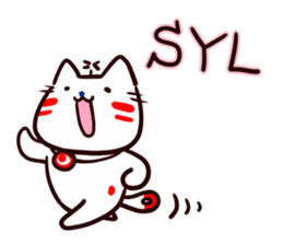 Helicopter Cat Nucchie 3.5 sticker #12731705