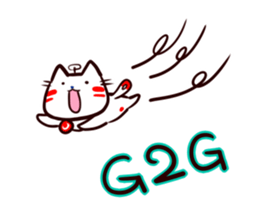 Helicopter Cat Nucchie 3.5 sticker #12731710