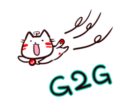 Helicopter Cat Nucchie 3.5 sticker #12731710