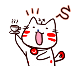 Helicopter Cat Nucchie 3.5 sticker #12731711