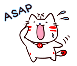 Helicopter Cat Nucchie 3.5 sticker #12731717