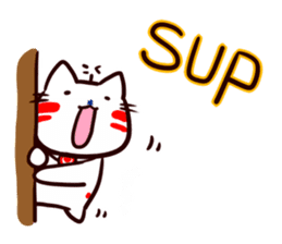 Helicopter Cat Nucchie 3.5 sticker #12731718