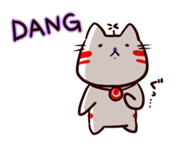 Helicopter Cat Nucchie 3.5 sticker #12731726