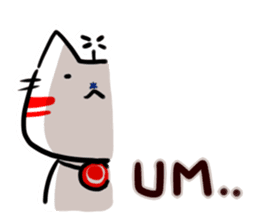 Helicopter Cat Nucchie 3.5 sticker #12731727