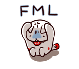 Helicopter Cat Nucchie 3.5 sticker #12731730