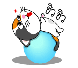 Num Chok Calico Cat sticker #12732396