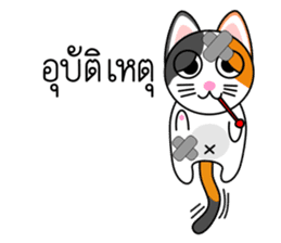 Num Chok Calico Cat sticker #12732410