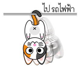 Num Chok Calico Cat sticker #12732419