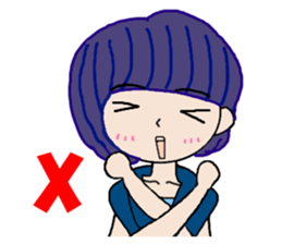 Pan 'sister (temperament girl) sticker #12732646