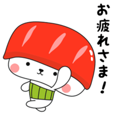 Sushi of bear sticker #12732768