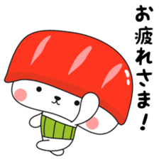 Sushi of bear sticker #12732768