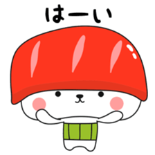 Sushi of bear sticker #12732771