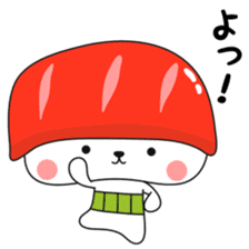Sushi of bear sticker #12732772