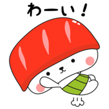 Sushi of bear sticker #12732787