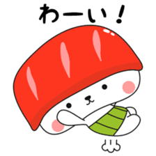 Sushi of bear sticker #12732787